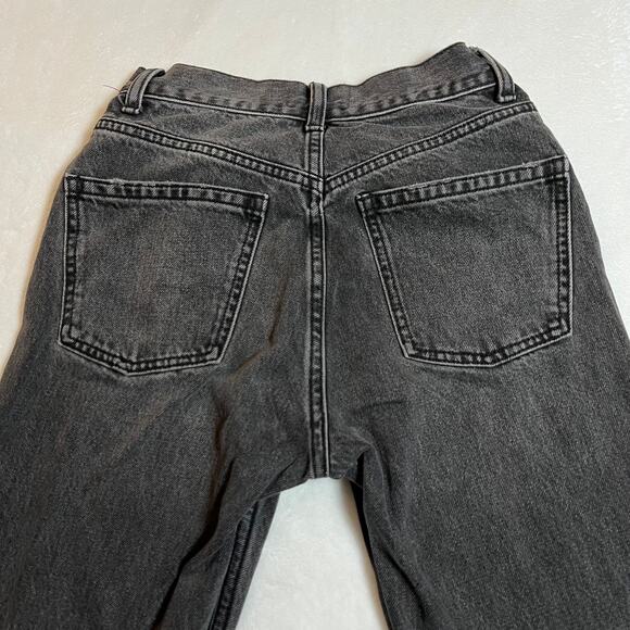 Zara Mid Rise Straight Leg Jeans Size 2 Casual Y2K Cotton Grunge 90s 2000s - Picture 6 of 11